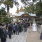 まだまだ参拝の列が途絶えません・・・（元旦）